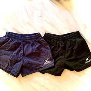 Lot of 2: Genuine Gilbert rugby shorts